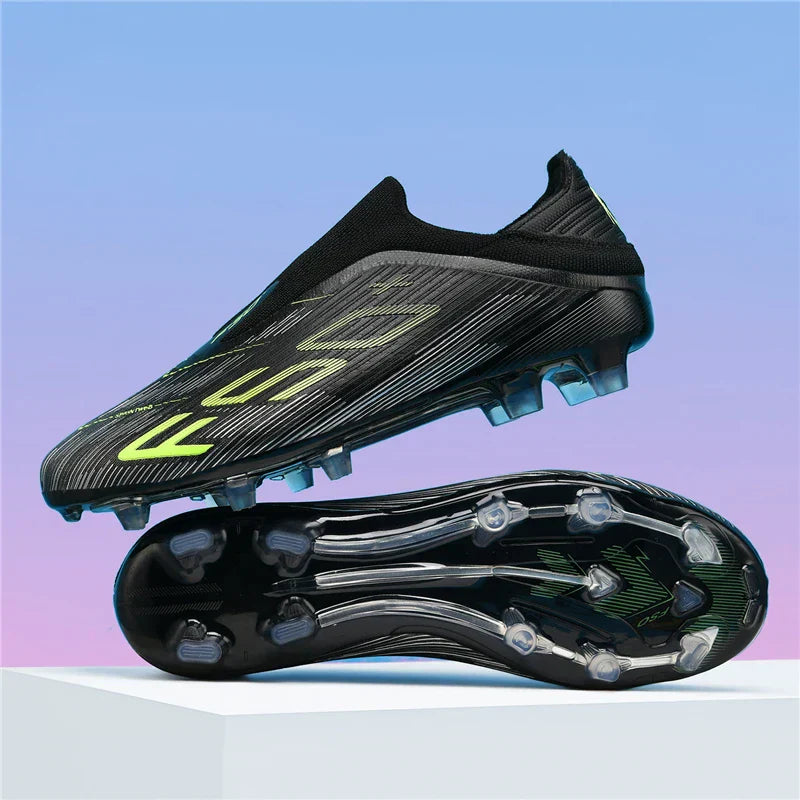 New Men Football Boots Match Cleats High-quality Futsal Indoor Sneakers Non-Slip Grass Soccer Shoes Hot-selling High-top Outdoor