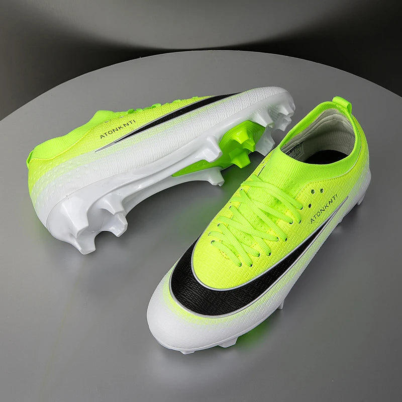 High Quality Mens Football Boots Boys Training Studded Fast Soccer Cleats Outdoor Non Slip Football Shoes for Man 36-45