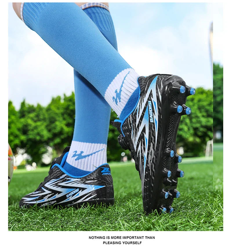 Kids Soccer Shoes FG/TF Football Boots Professional Cleats Grass Training Sport Footwear Boys Outdoor Futsal Soocer Boots 28-39
