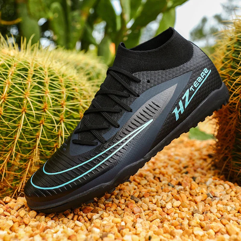 New Men Football Boots Training Breathable Cleats Adult Outdoor Non Slip Match Long Spikes Soccer Shoes Sport Boys Comfortable