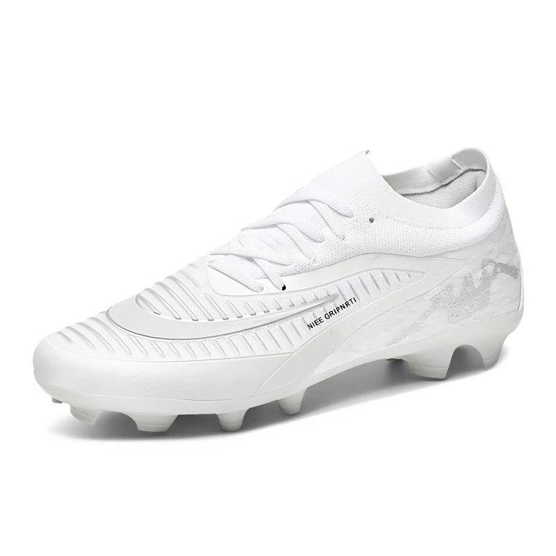 2026 Men's Breathable Soccer Shoes with Long Anti-Slip Studs, Durable Wear-Resistant Outdoor Football Cleats for Firm
