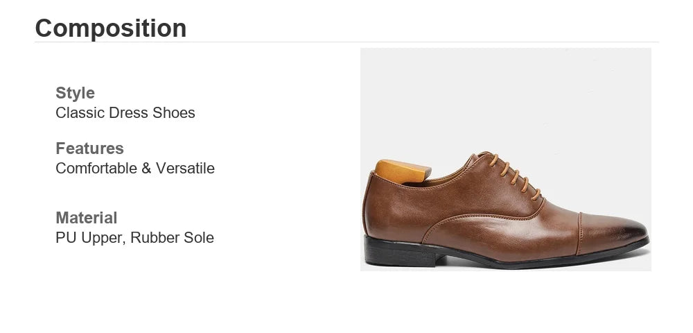 Dress Shoes Man Gentleman'S Business Stylish Comfortable Formal Shoes Men