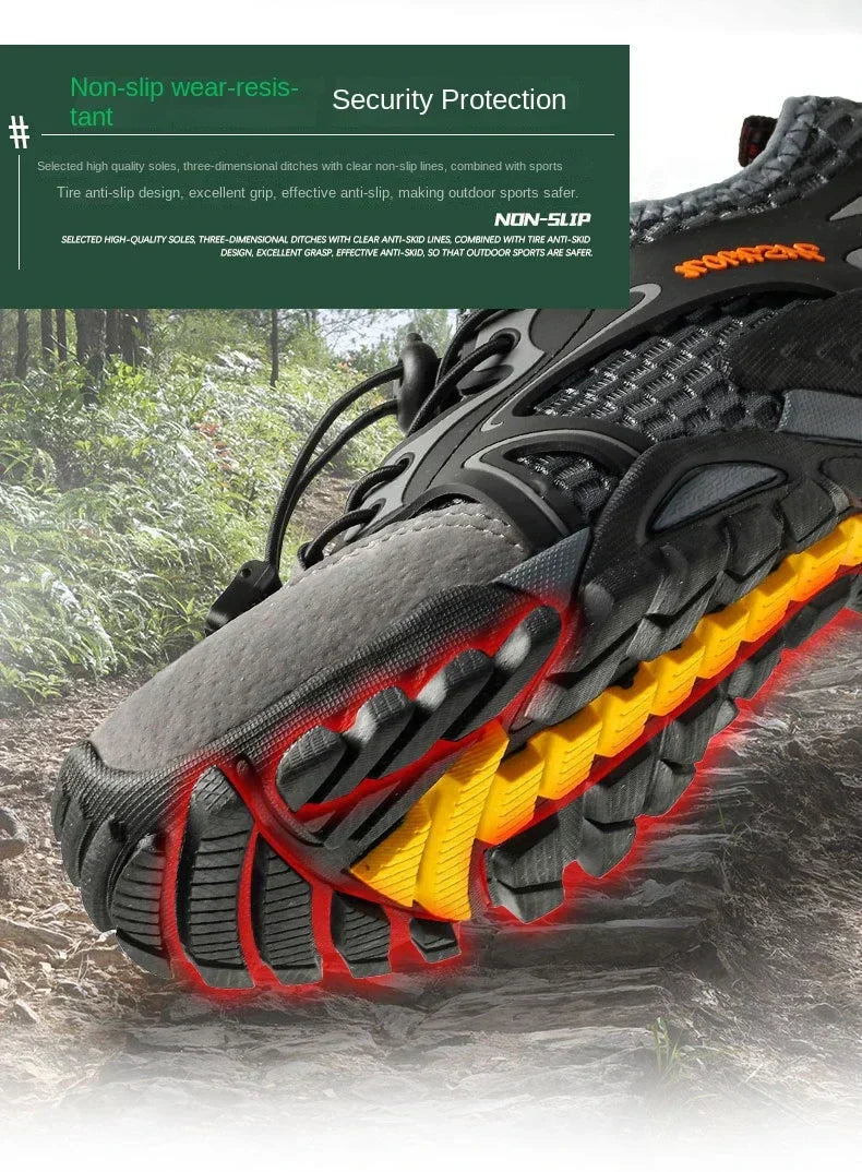 Wear-resistant Shoes for Men Hiking Shoes Jogging Trekking Sneakers Fast Zapatos Outdoor Hombre Invierno Outdoor Anti-slip