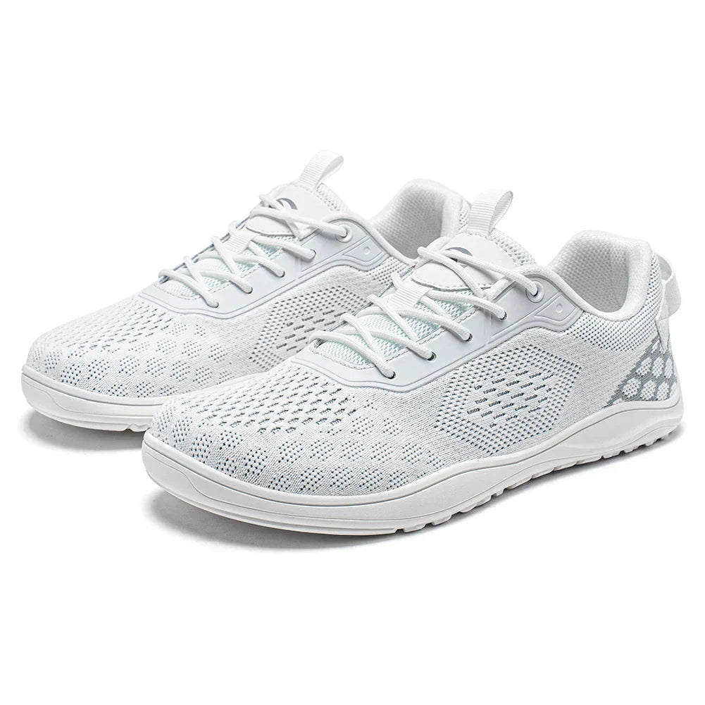 Knit Barefoot Shoes Unisex Zero Drop Wide Toe Sneaker Minimalist Breathable Causal Walking Shoes