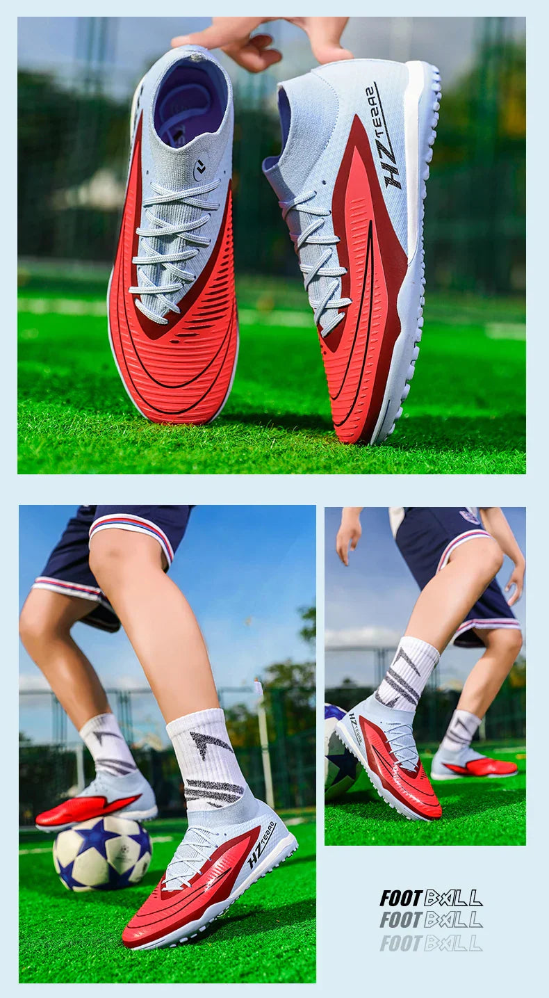 Men Football Boots New Society Indoor Cleats Professional Tenis Resistant Breathable Match Training Male Football Shoes Sneakers