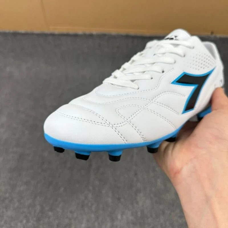 Classic Brand Football Shoes For Men Black White Soccer Shoes Mens Designer Leather Sport Shoes Man Anti Slip Football Shoe