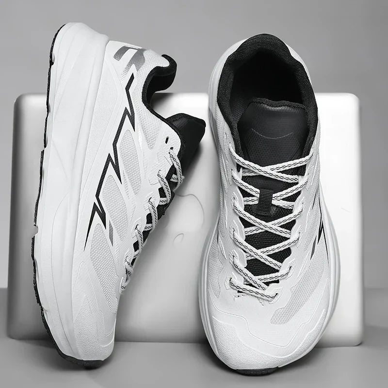 Wide Toe Men Running Sneakers Minimalist Barefoot Shoes Lightweight Breathable Zero Soles Outdoor Man Casual Walking Sport Shoes
