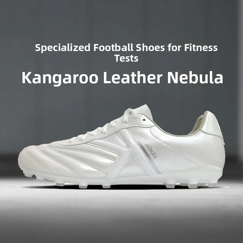 Football Shoes Star Nebula Special White Sports Shoes TF Spike FG Long Spike AG Short Spike Low Top Breathable Leather