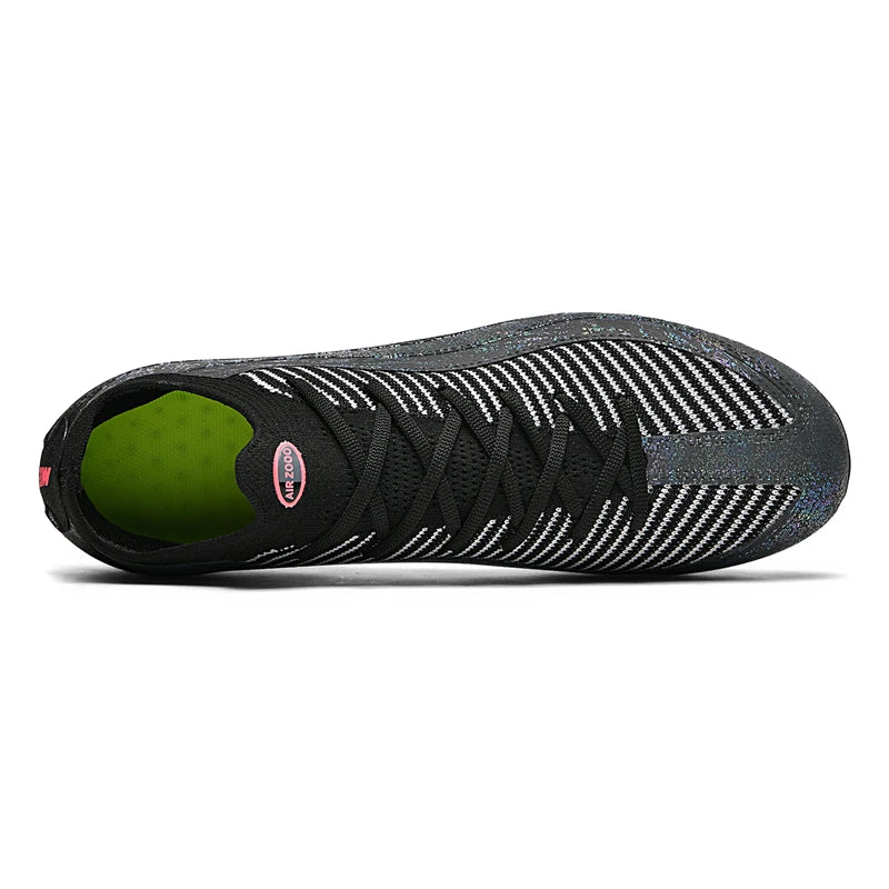 T31 High Quality Mens Soccer Shoes Training Non-Slip Turf Soccer Cleats TF/FG Football Sneakers Chuteira Campo