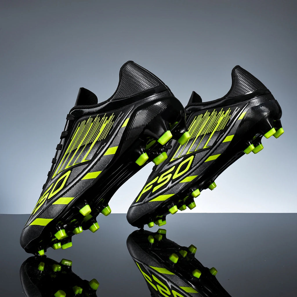 FG/AG cleats soccer shoes | Artificial grass use, all-season, for training & games, indoor & outdoor