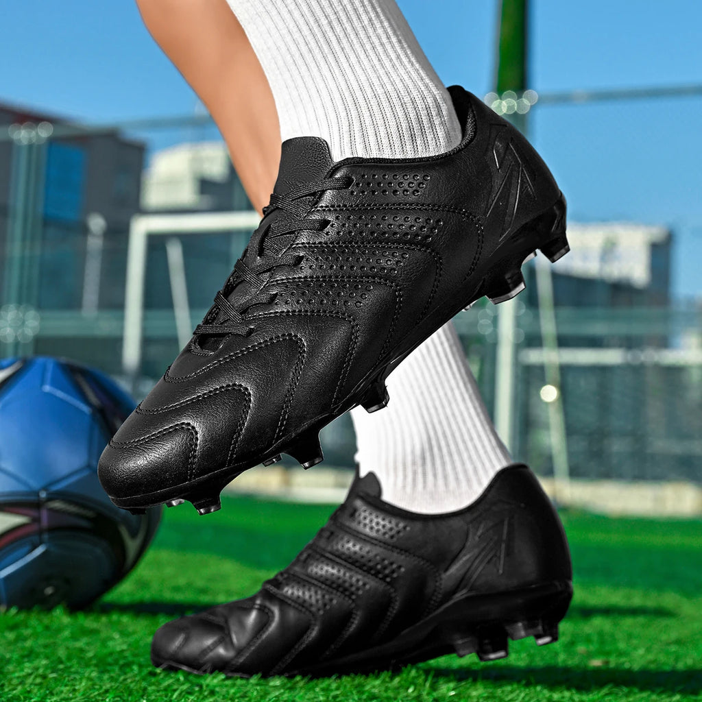 Professional Men's Football Shoes New AG Long Nail Anti slip Adult Breathable Classic Sports Football Shoes