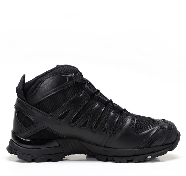 Men Tactical Boots Army Boots Mens Military Desert Waterproof Work Safety Shoes Climbing Hiking Shoes Ankle Men Outdoor Boots