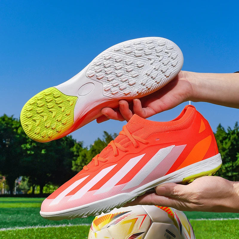 New Men Football Boots Non-Slip High-quality Soccer Shoes Grass Cleats High-top Futsal Sneakers Match Indoor Hot-selling Outdoor