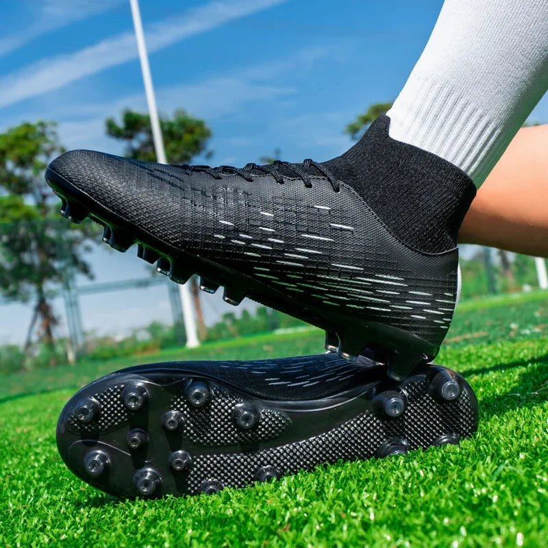 Cleats Soccer Shoes Men Sneakers Cleats Professional Football Boots Training Children Kid Futsal Football Shoes Boy Size 34-45