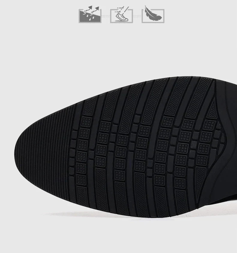 Big Size New Dress Shoes for Men Summer Autumn Business Casual Shoes Male Fashion Solid Color Wedding Elegant Shoes Man