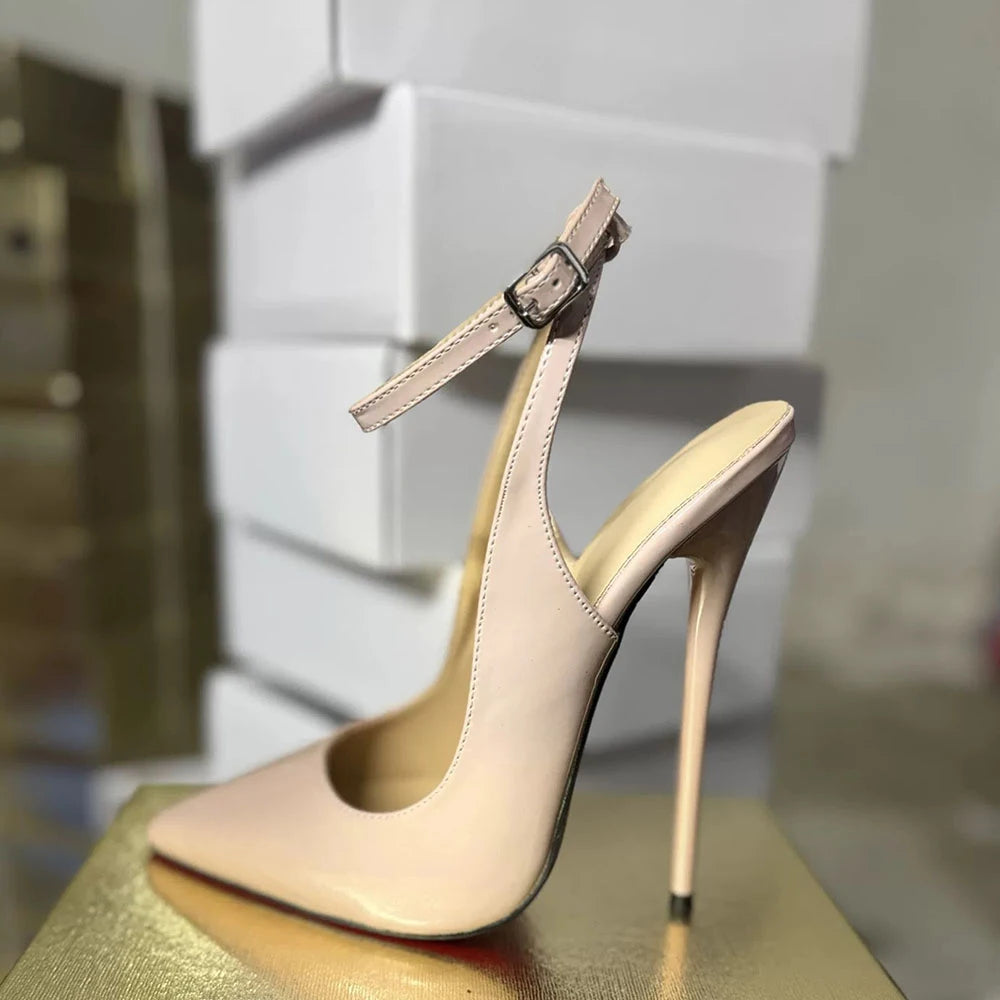 2026 Customize 14cm 16cm Ultra High Heels Black Red inside Woman Sexy Pointed toe Stilettos Pumps for Pole Dancing T-stage Shoes