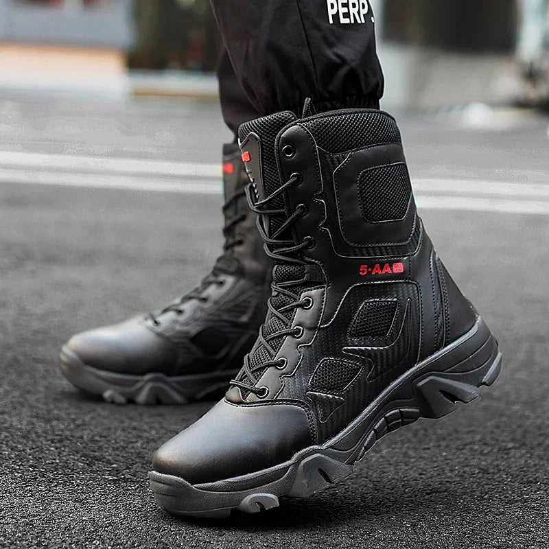 Men Tactical Boots Outdoor Women Army Shoes Desert Boot Training Unisex Ultrallight Military Safety Rapid Response Male Camping
