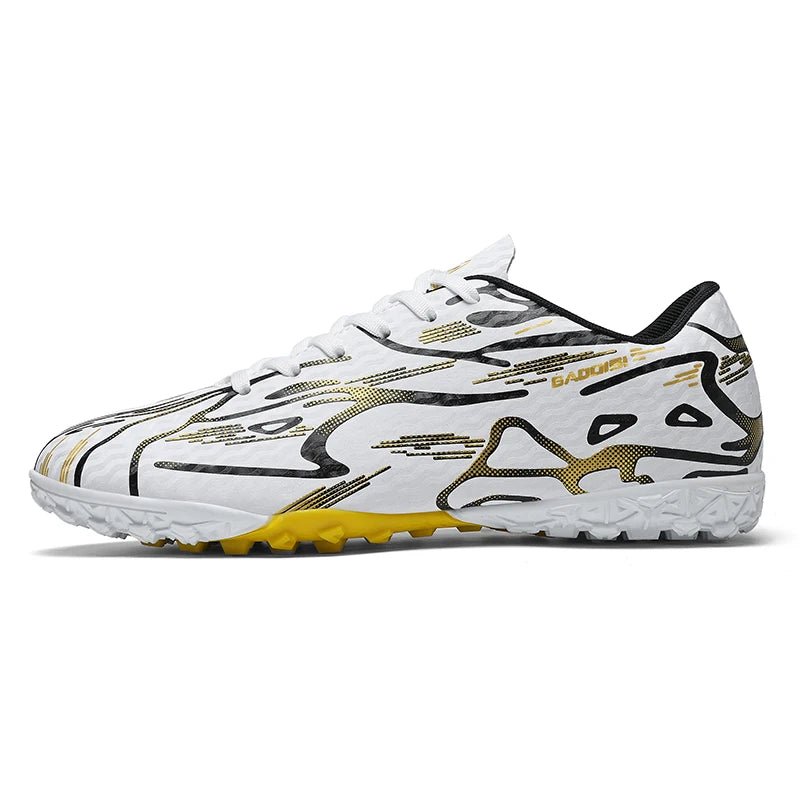 Unisex Men Women Youth TF Turf Soccer Cleats Lightweight Breathable Artificial Grass Training Football Shoes Non Slip Teenagers