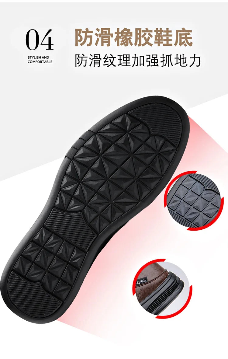 2026 Spring Business Casual Shoes for Men Solid Color New Designer Half Slippers Shoes Male Fashion Soft Sole Leather Shoe Man