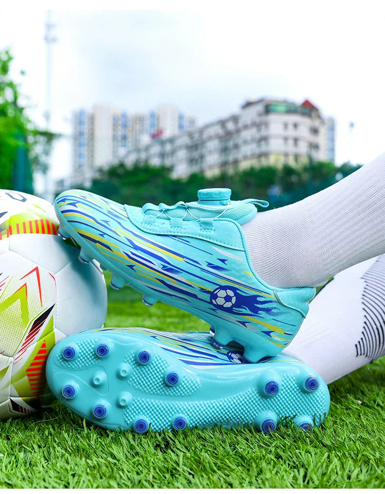 New Kids Football Field Boots Boys Girls Indoor Soccer Shoes Society Futsal Non Slip Professional Fast Men Soccer Cleats Sneaker