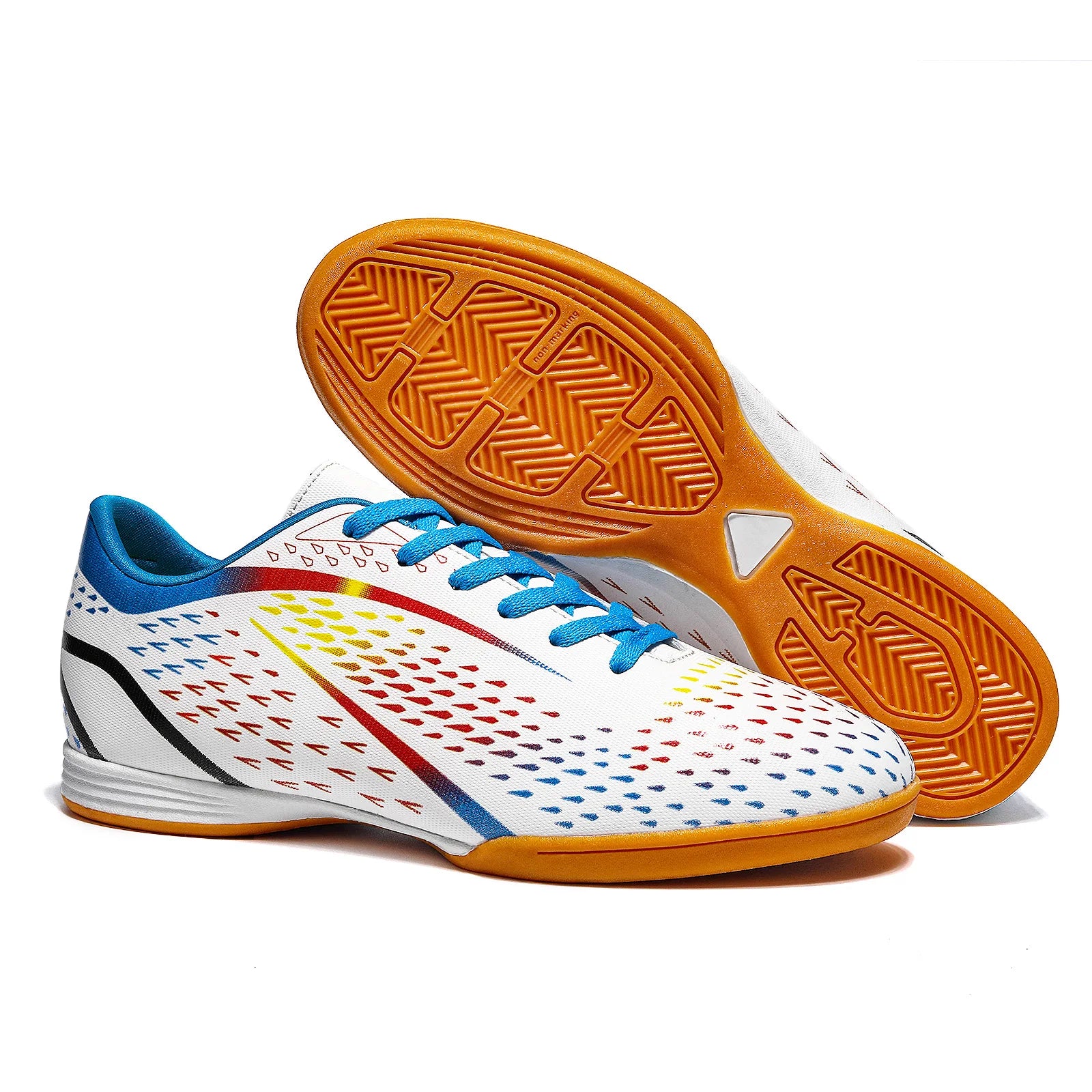Professional Futsal Men Football Shoes Society Soccer Shoes Indoor Sports Cleats Unisex Non Slip Resistant Women Football Boots