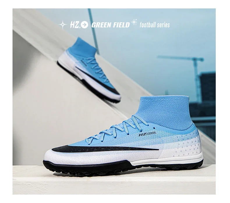 New Men Football Boots Women Professional Soccer Shoes Hot Sale TF/FG Sneakers Unisex High-quality Futsal Cleats Ultralight