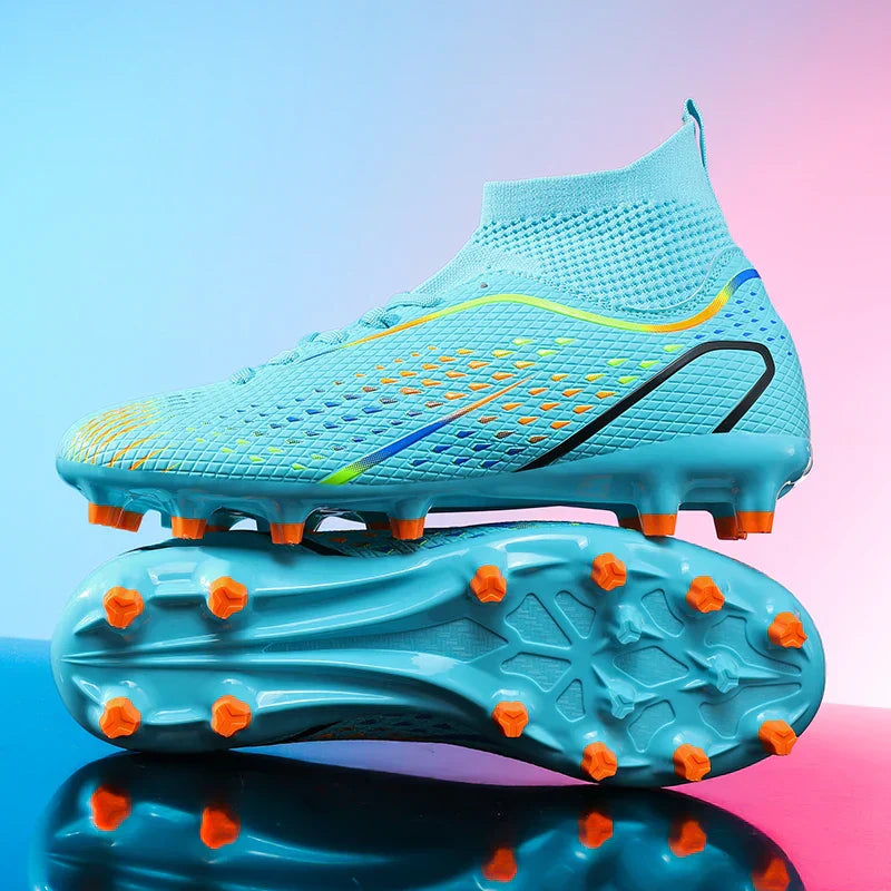 Soccer Shoes FG/TF Man Outdoor Training Football Boots Woman Sneakers Ultralight Non-Slip Sport Turf Soccer Cleats Large Size