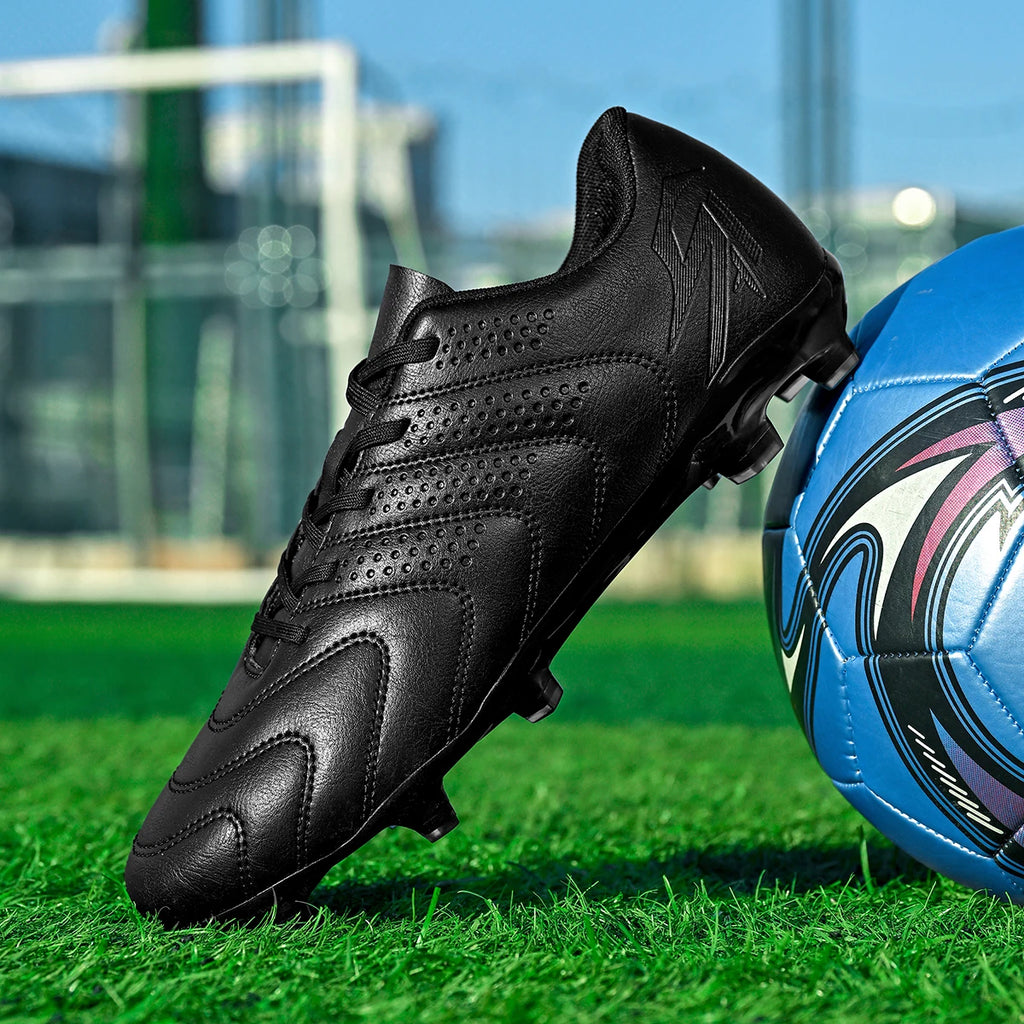 Adult AG FG Soccer cleats Skin-friendly PU Fabric Wear-resistant TPU Outsole Strong Traction For Adult Natural Grass Football Lo