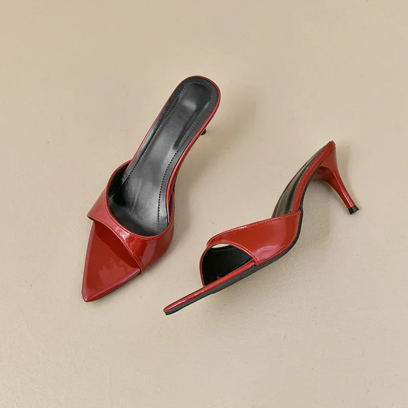 Women's High Heels Summer Women Fashion Classic Pointy Open Toe Stiletto Heels Sexy Women's Party Women's Sandals