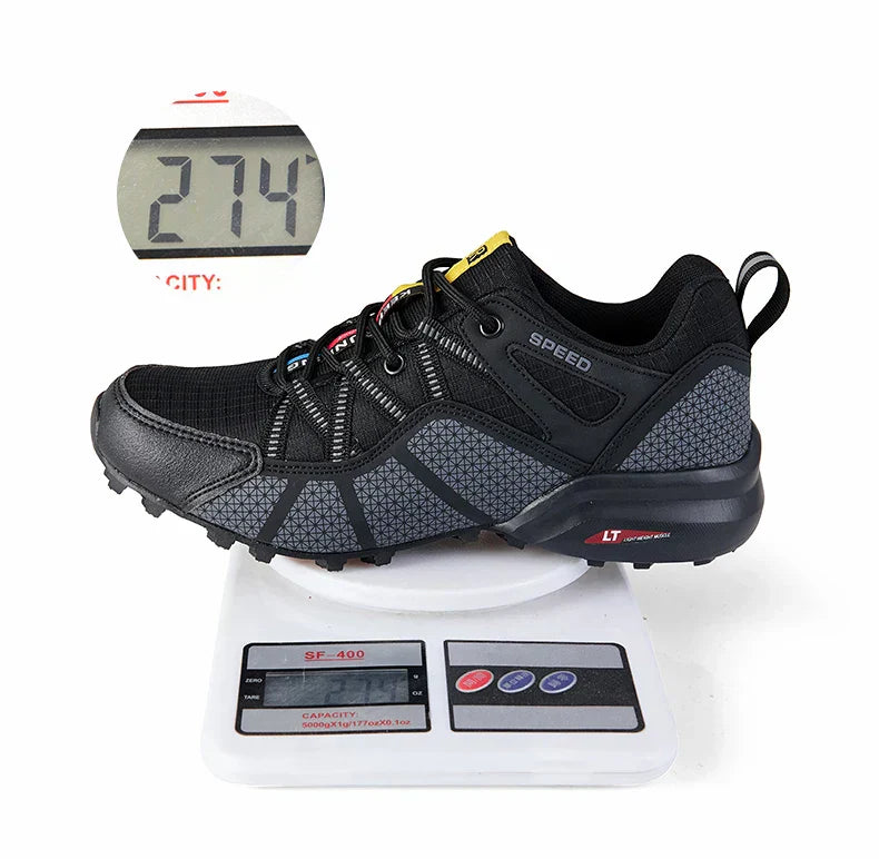 Men Women Hiking Shoes Waterproof Outdoor Trainers Lace-up Climbing Trekking Sneakers Mountain Walking Hunting Tactical Sneakers