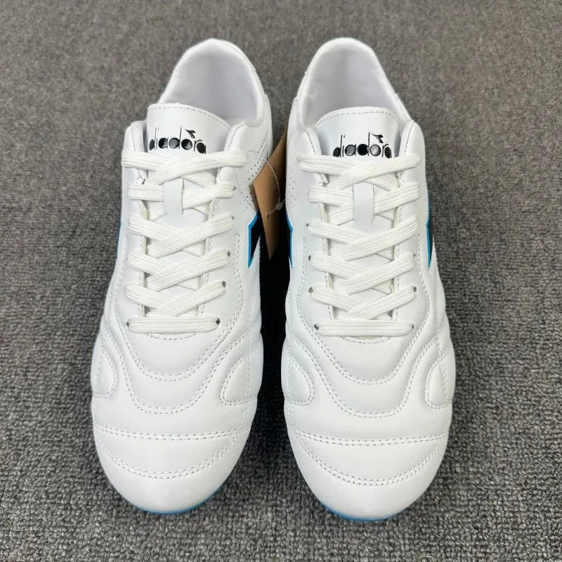 Classic Brand Football Shoes For Men Black White Soccer Shoes Mens Designer Leather Sport Shoes Man Anti Slip Football Shoe