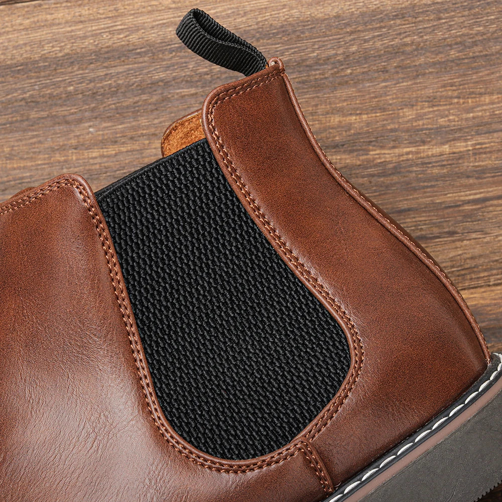 40~46 Men Chelsea Boots Brand Retro Comfortable Fashion Men Boots