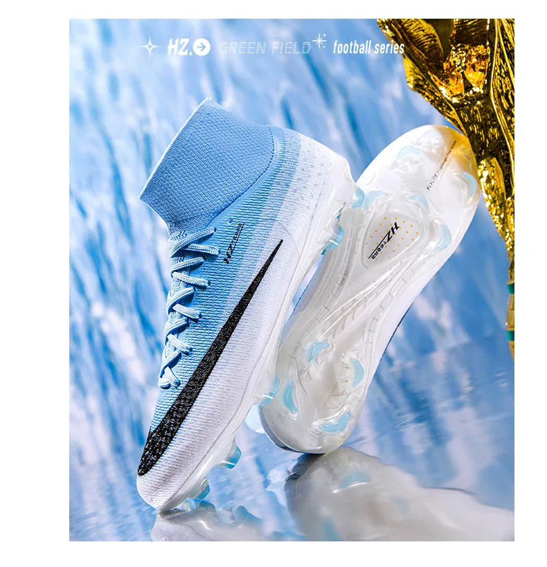New Men Soccer Shoes Hot Sale Football Boots Women Professional TF/FG Sneakers Unisex High-quality Futsal Cleats Ultralight