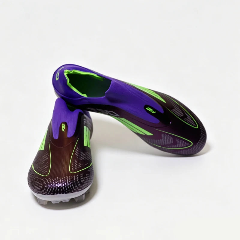 Pro Without-lace F50 Mens Soccer Shoes Boys Training Non-Slip Turf Soccer Cleats TF/FG Football Sneakers Chuteira Campo 35-45