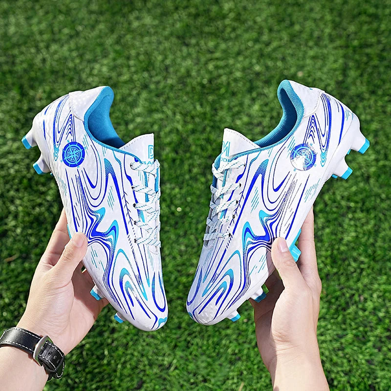 Men Women Soccer Shoes Football Shoes Society Cleats Football Boots Grass Training Studded Resistant Non Slip Outdoor Sneaker