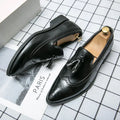 Dress Shoes Men Tassel Formal Leather Shoes Male Classic Social Casual Business Brogue Shoes Wedding Party Leather Loafers Male