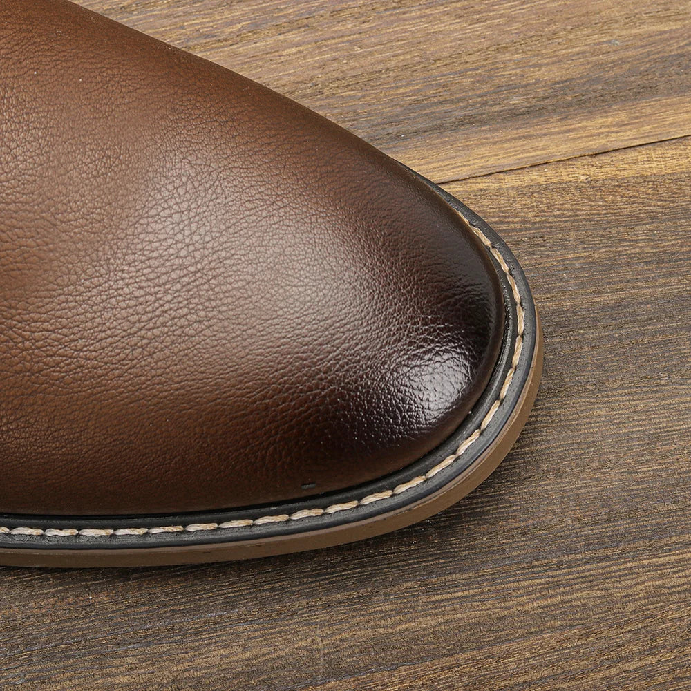 New Style Retro Men Ankle boots Brand Plus Desert Boots Comfortable Leather Boots For Men