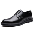 Men's Formal Leather Shoes Lace Up Breathable Non-slip Rubber Sole Lightweight Comfortable Dress Shoes Office & Special Occasion