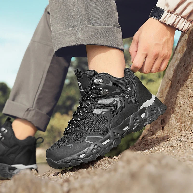 New Hiking Shoes Unisex Outdoor Sports Shoes Camping Boots Ladies Waterproof Walking Shoes Non-slip Professional Trekking  Shoes