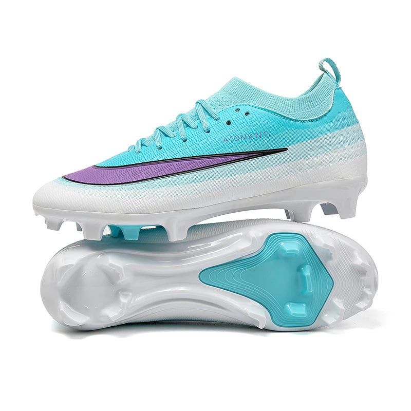 High Quality Mens Football Boots Boys Training Studded Fast Soccer Cleats Outdoor Non Slip Football Shoes for Man 36-45