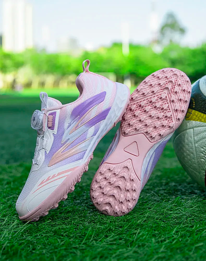 Indoor Futsal Soccer Shoes Flat Non Slip Sole Soft Elastic Upper Wearproof Comfortable Breathable Design Daily Training Casual