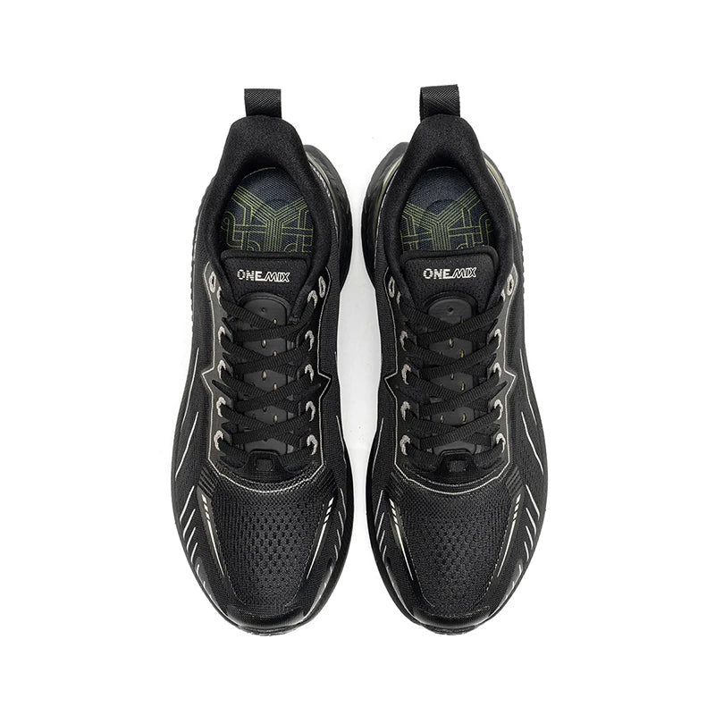 Cushioning Running Shoes For Men Suitable Heavy Runners Lace Up Sports Women Non-slip Outdoor Athletic Male Sneakers