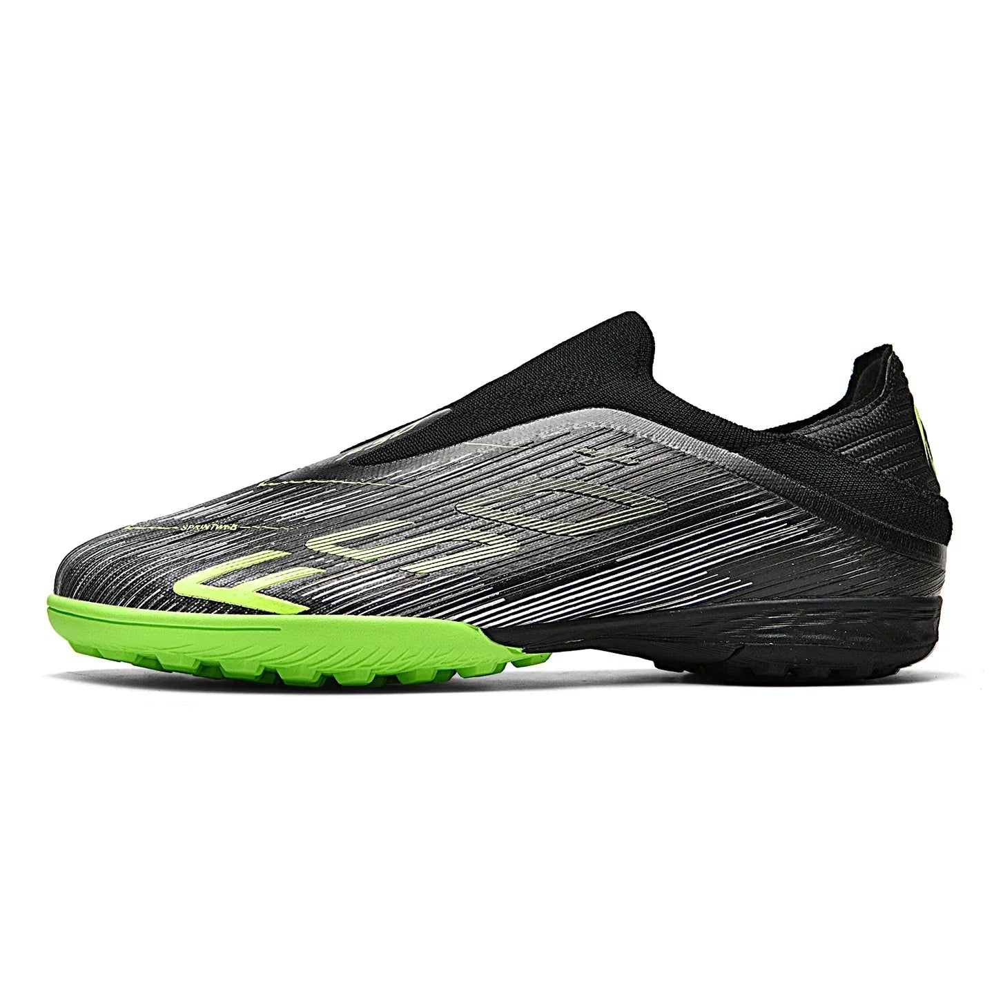 Without-lace F50+ Mens Soccer Shoes Boys Training Non-Slip Turf Soccer Cleats TF/FG Football Sneakers Chuteira Campo 35-45