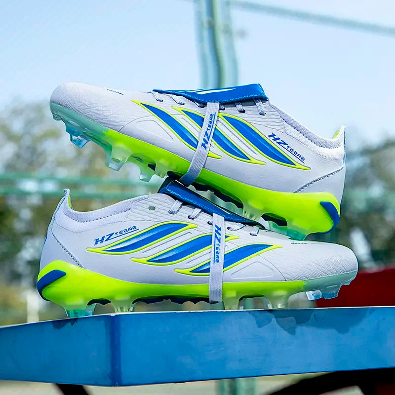 Men Professional FG Soccer Cleats Ultralight Breathable Anti-slip Football Boots Outdoor Grass Match Training Sneakers For Adult