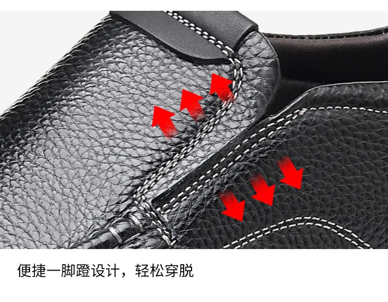 Spring Summer 2026 New Loafers for Men Soft Sole Fashion Business Casual Leather Shoes Male British Style Designer Shoe Man