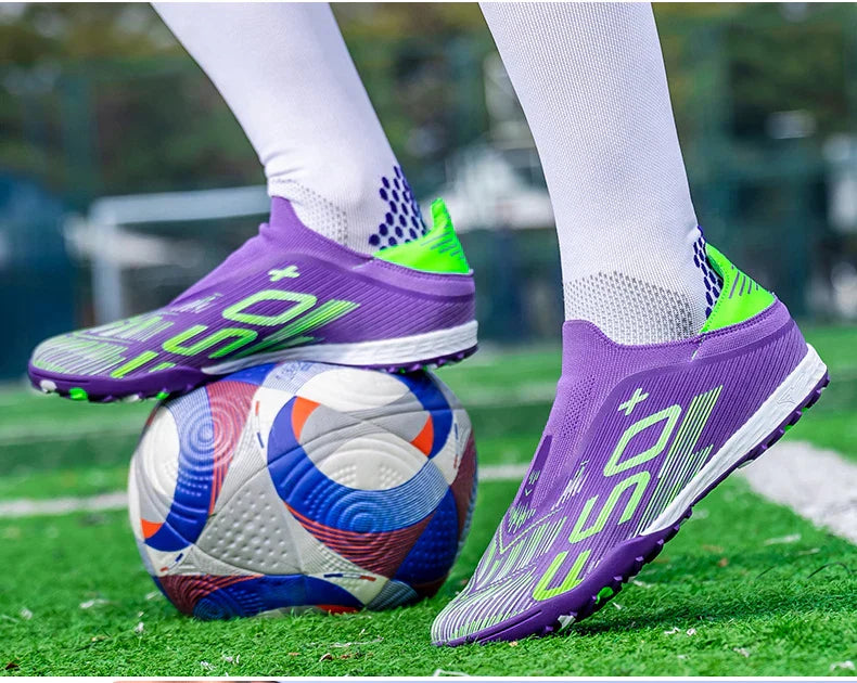 New Men's Soccer Shoes Grass Ultralight Sport Comfortable Indoor Cleats Non Slip Fg Turf Futsal Adult Non-Slip Football Boots